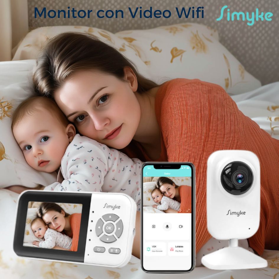 MONITOR DE VIDEO PARA BEBÉ SIMYKE