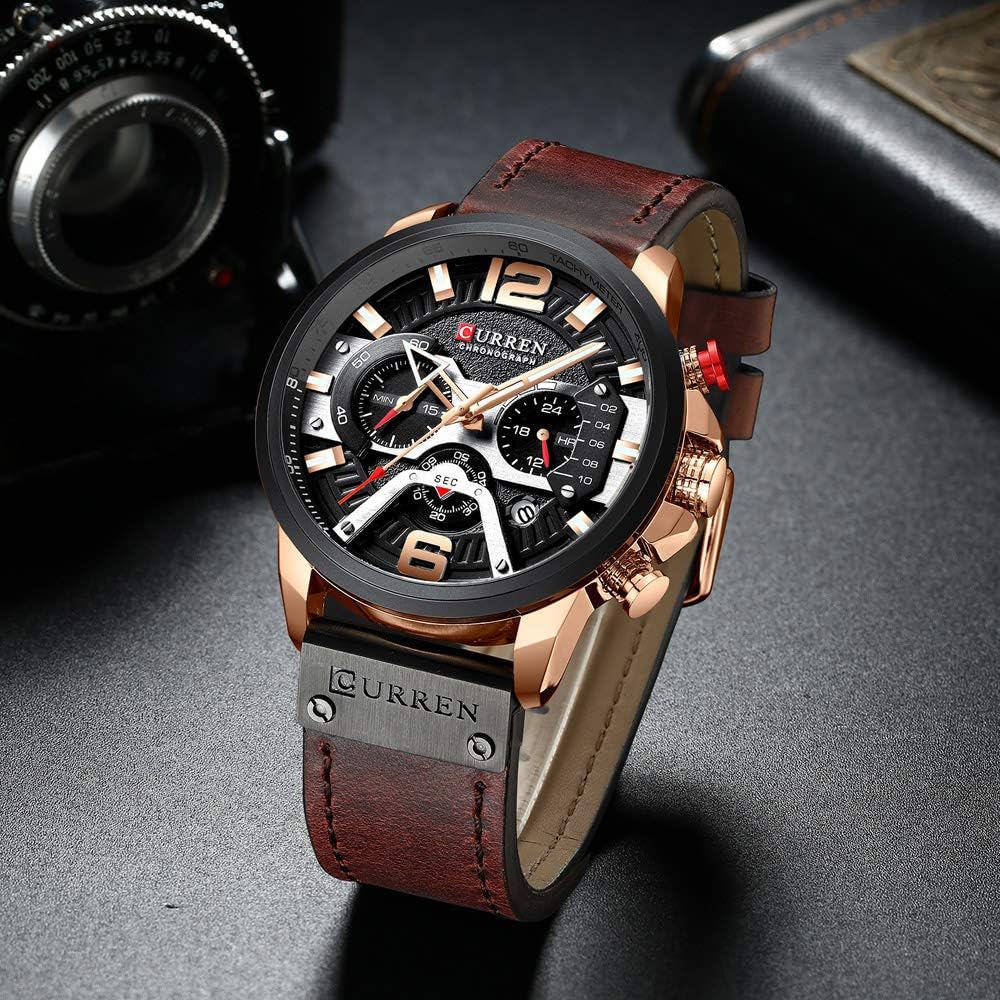 RELOJ PARA HOMBRE CURREN PULSO CUERO- 8329