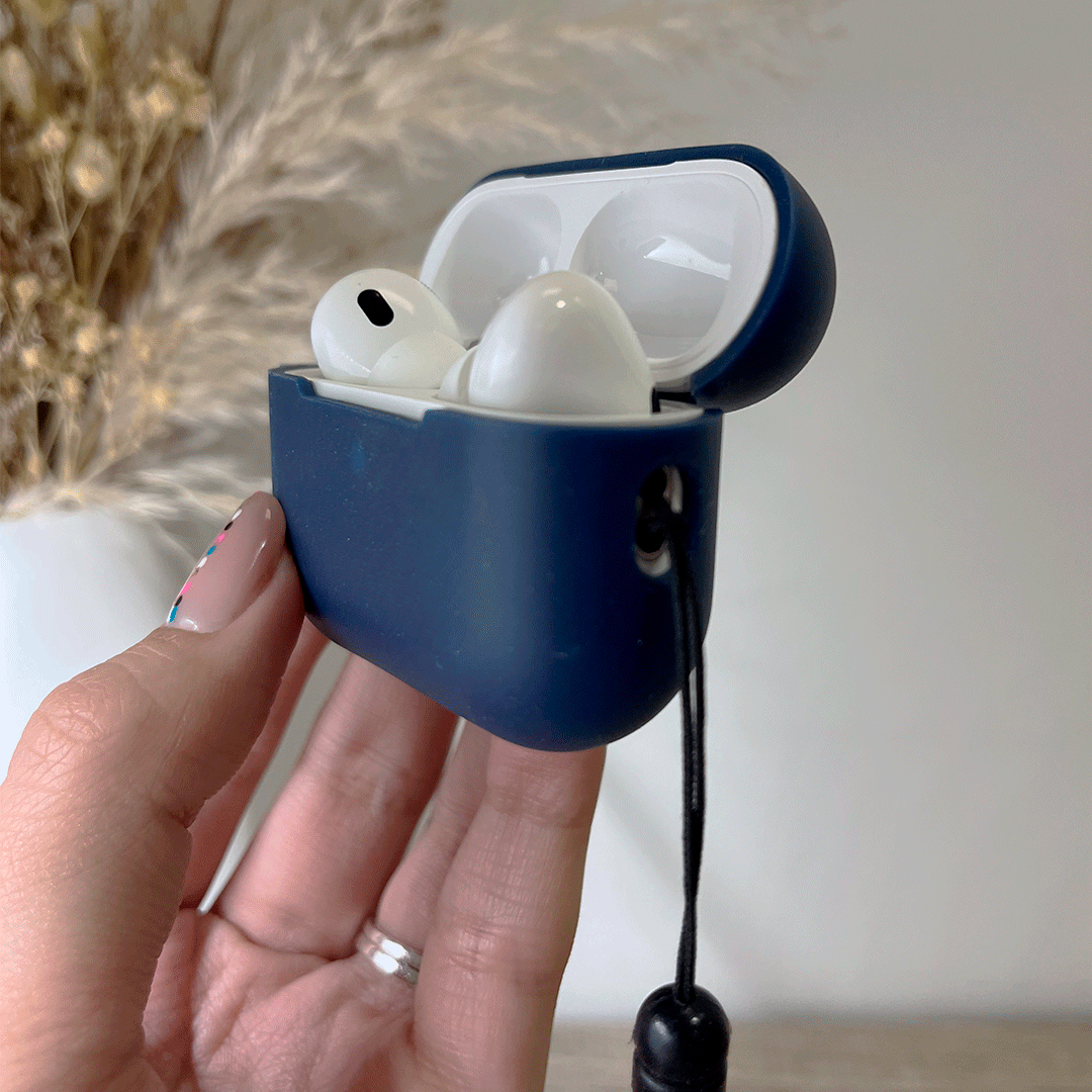 FORRO PROTECTOR CON LAZO PARA AIRPODS PRO 2 GEN