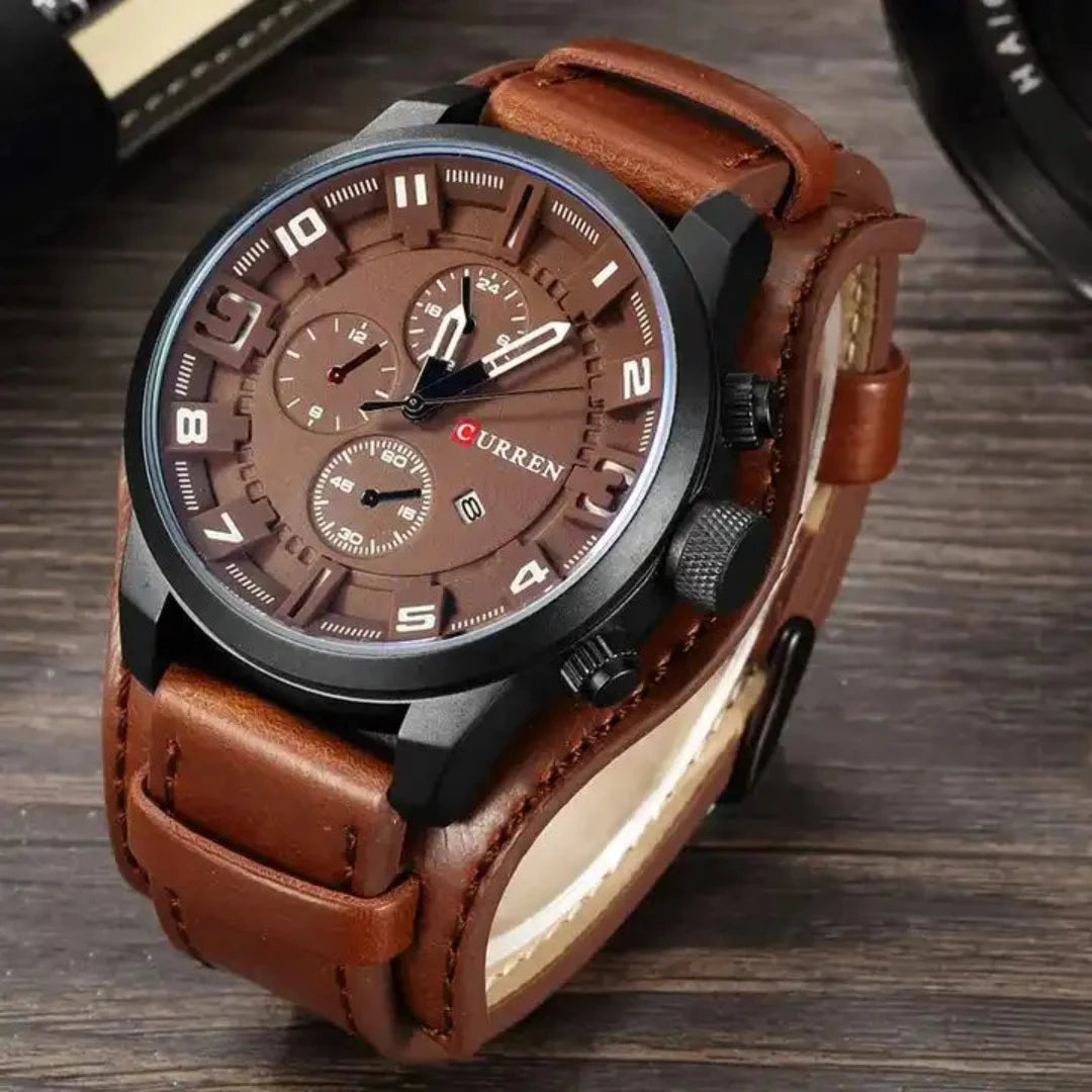 RELOJ PARA HOMBRE CURREN PULSO CUERO-8225