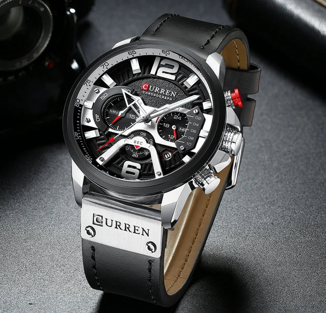 RELOJ PARA HOMBRE CURREN PULSO CUERO- 8329