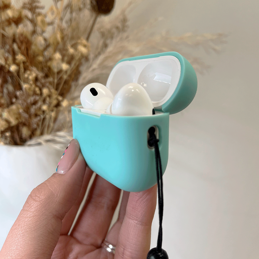 FORRO PROTECTOR CON LAZO PARA AIRPODS PRO 2 GEN