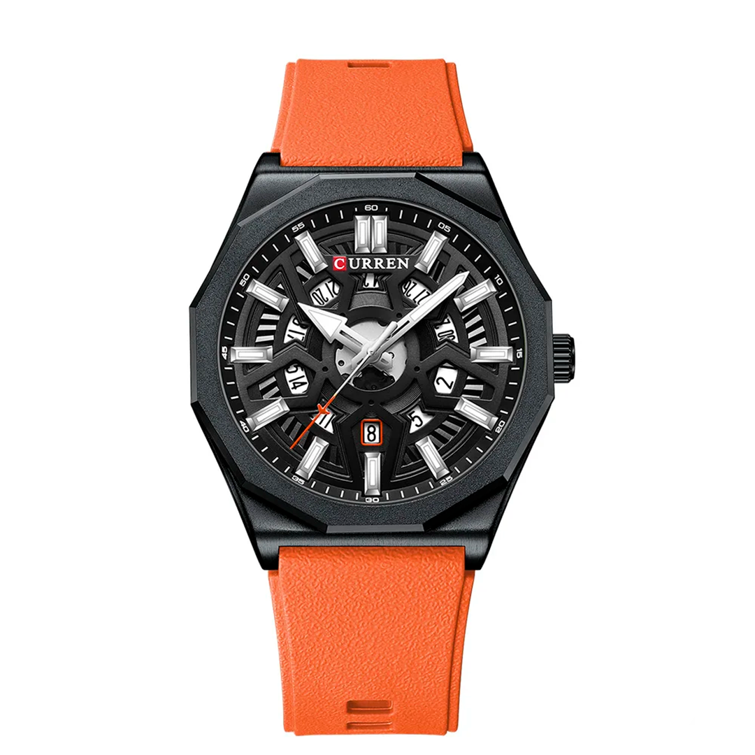 RELOJ PARA HOMBRE CURREN PULSO SILICONADO - 8437