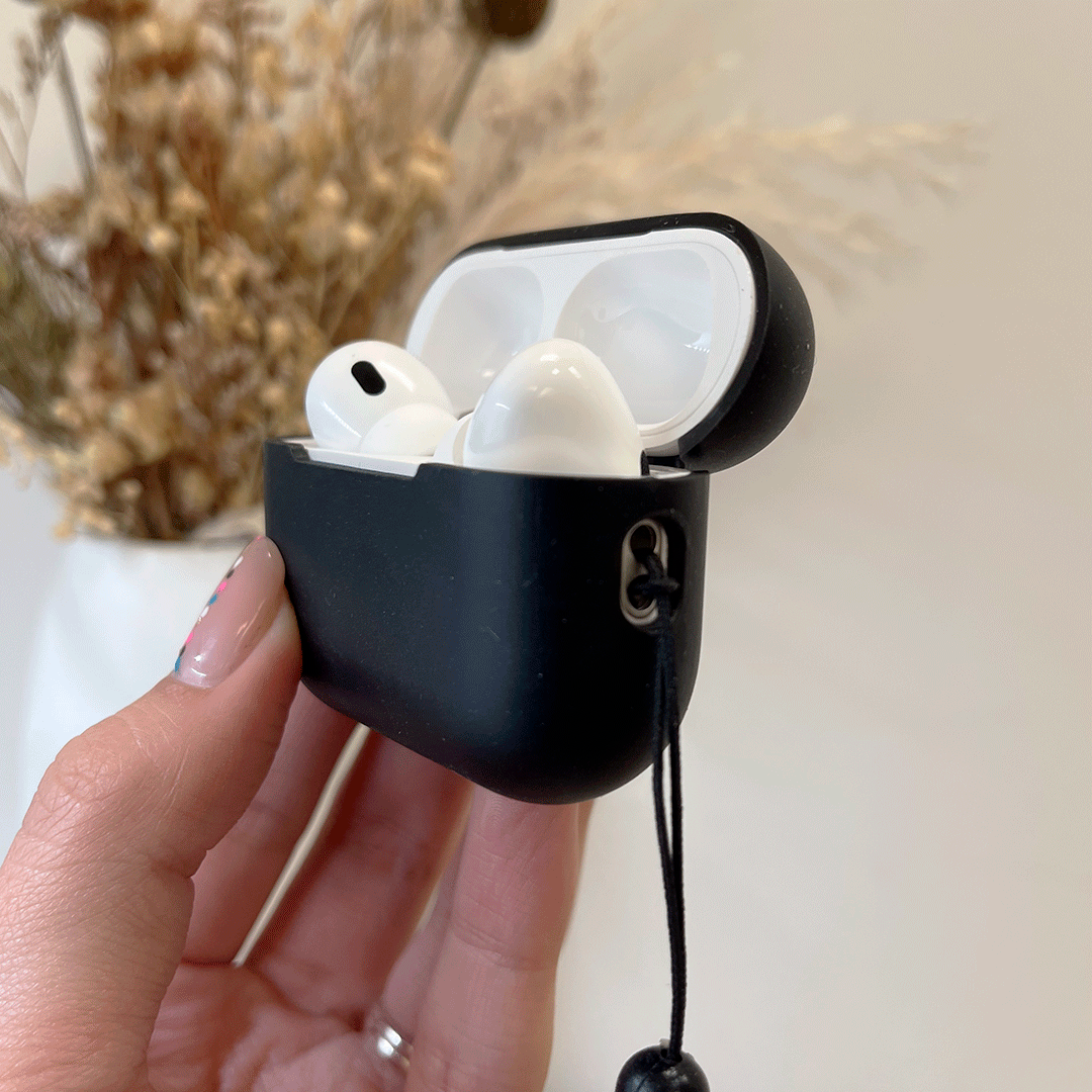 FORRO PROTECTOR CON LAZO PARA AIRPODS PRO 2 GEN