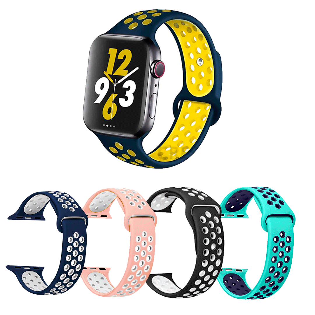 PULSO SILICONA DEPORTIVO PARA APPLEWATCH 38/40/41 - 42/44/45MM