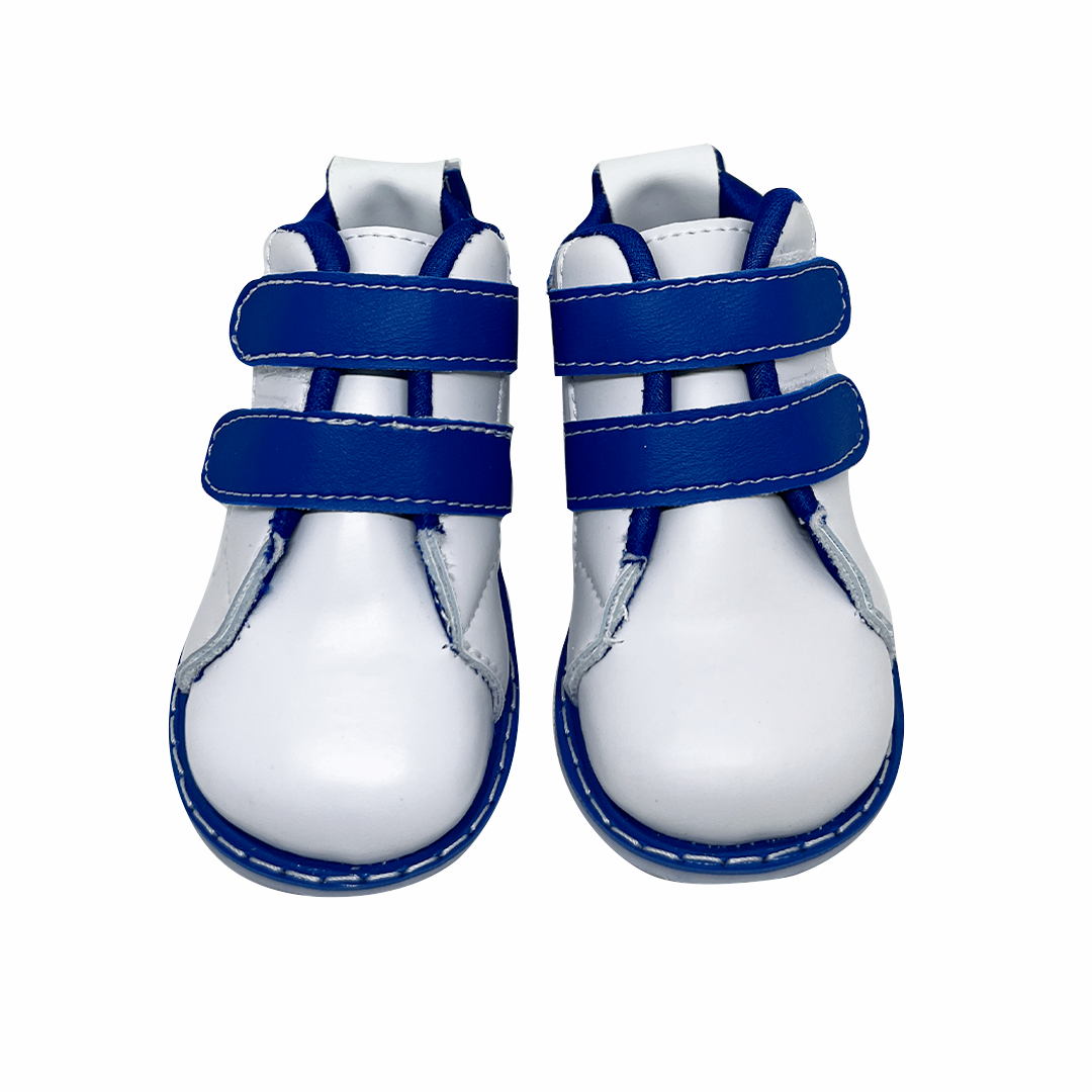 TENIS VELCRO LED AZUL REY