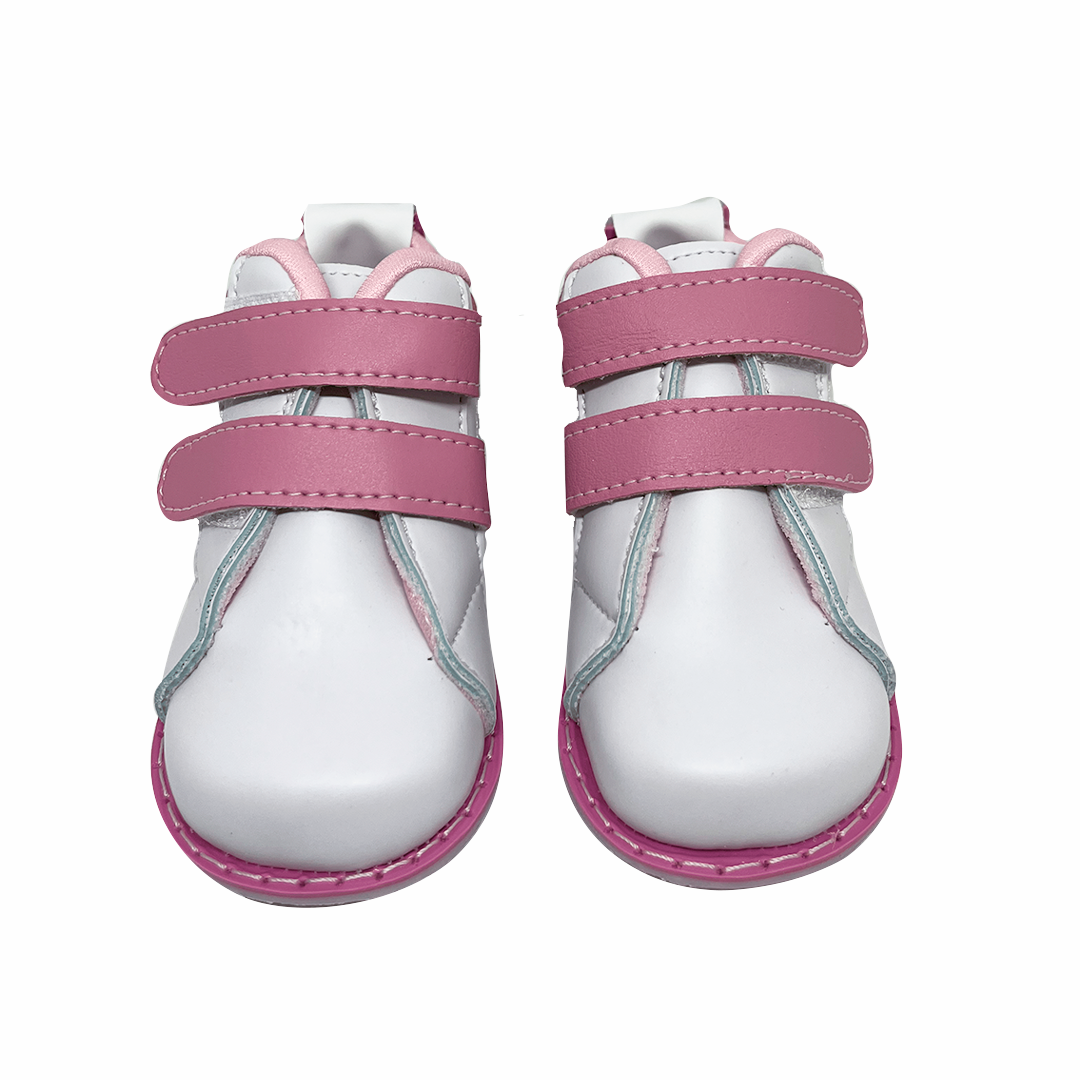 TENIS VELCRO LED ROSADO