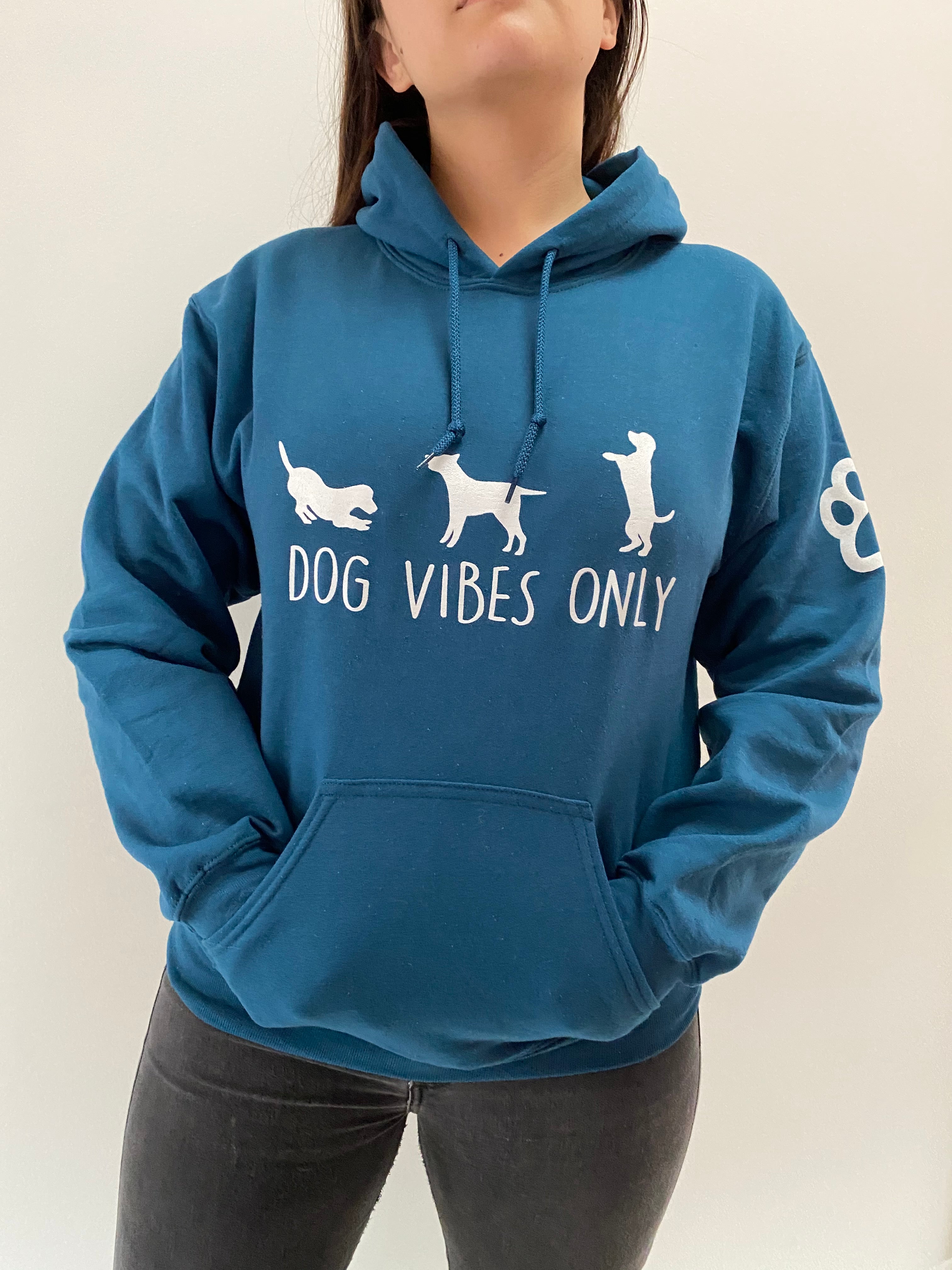 BUZO HODDIE LE ROI DOG VIBES ONLY