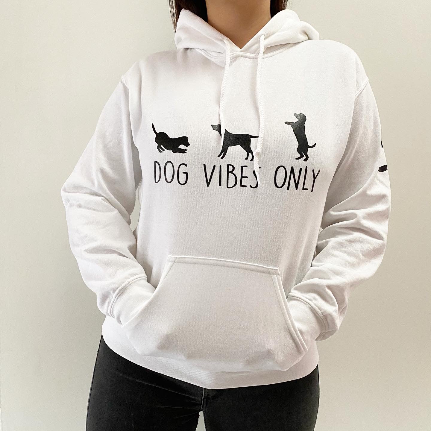 BUZO HODDIE LE ROI DOG VIBES ONLY