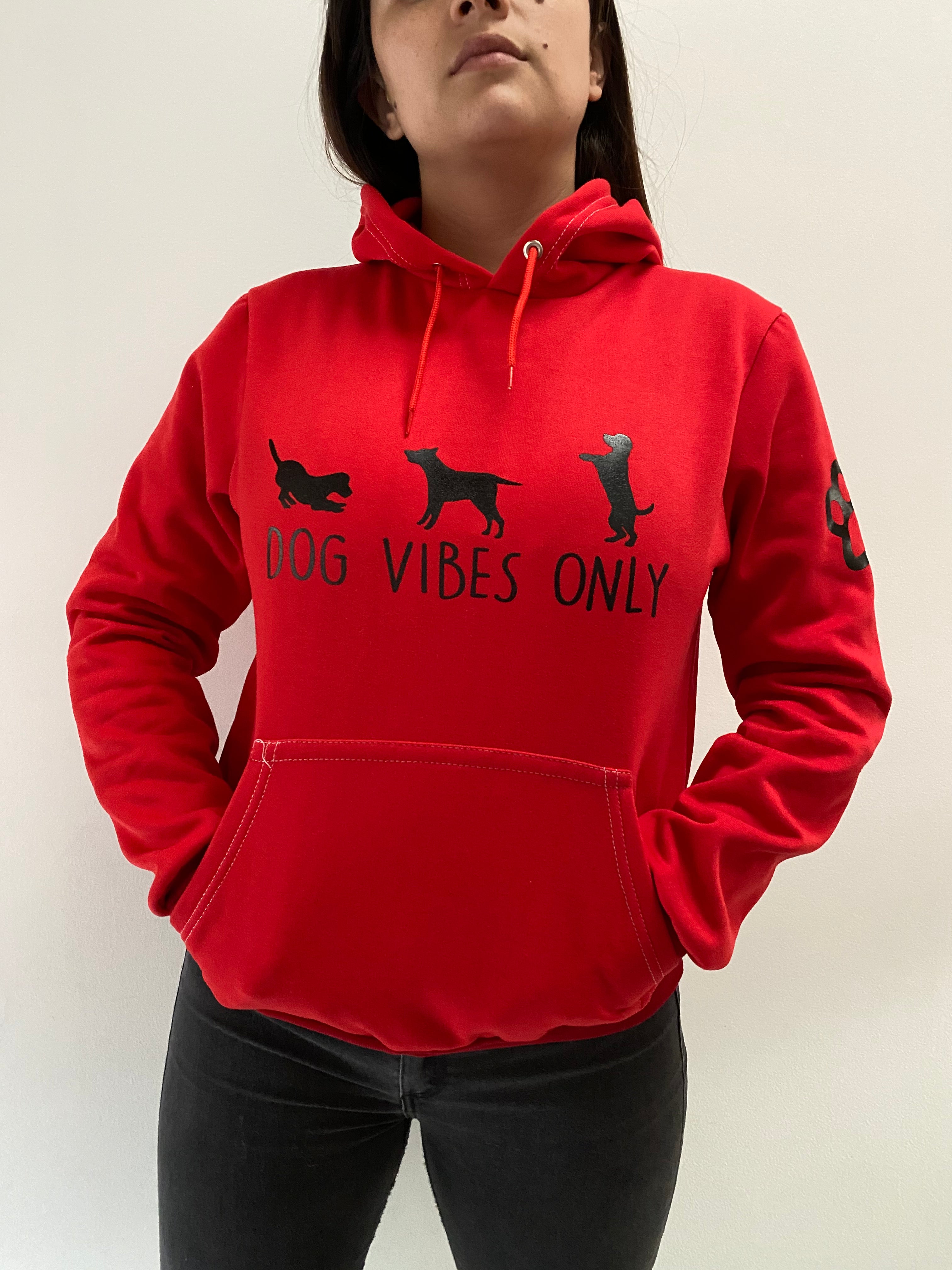 BUZO HODDIE LE ROI DOG VIBES ONLY