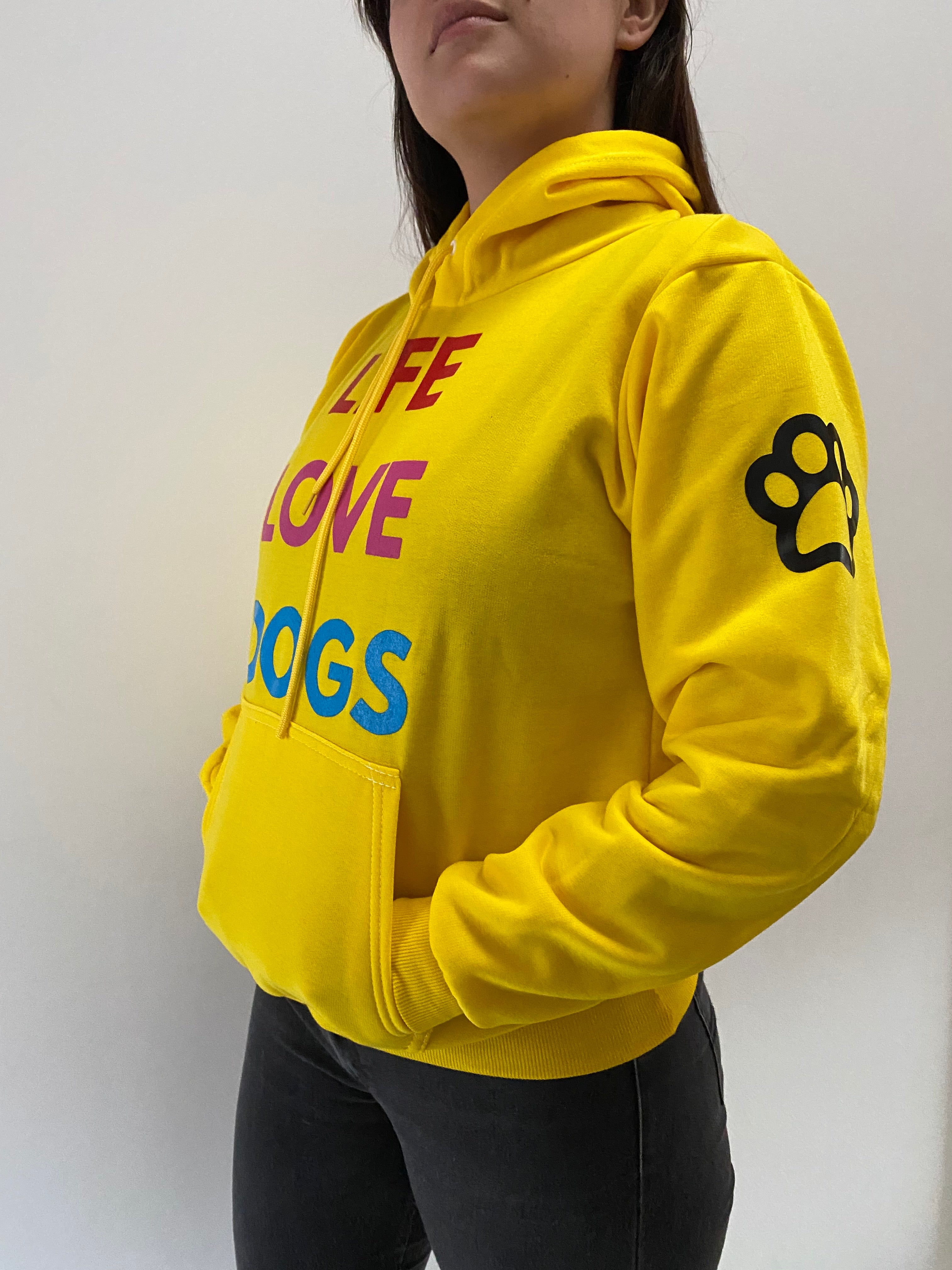 BUZO HODDIE LE ROI LIFE LOVE DOG