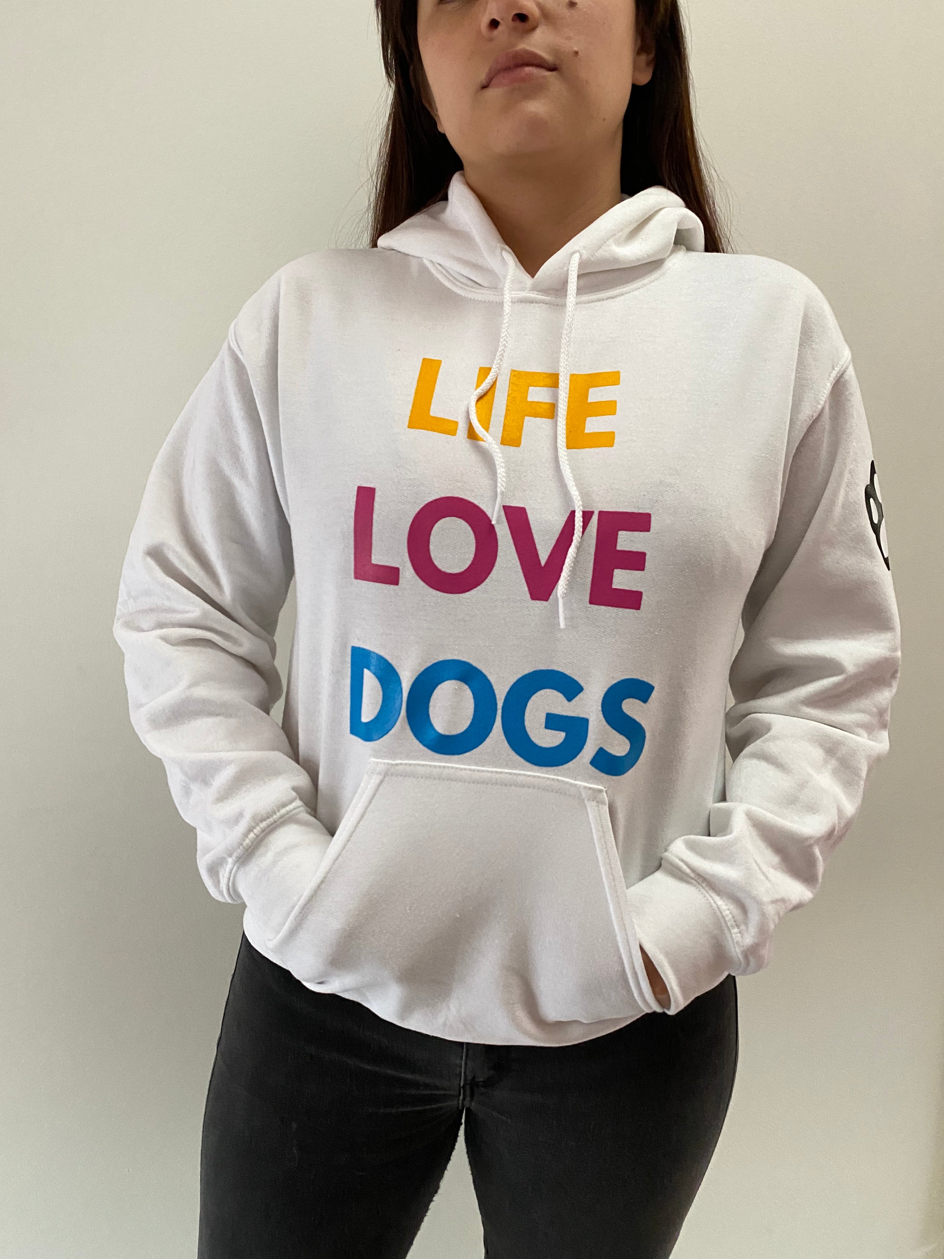 BUZO HODDIE LE ROI LIFE LOVE DOG