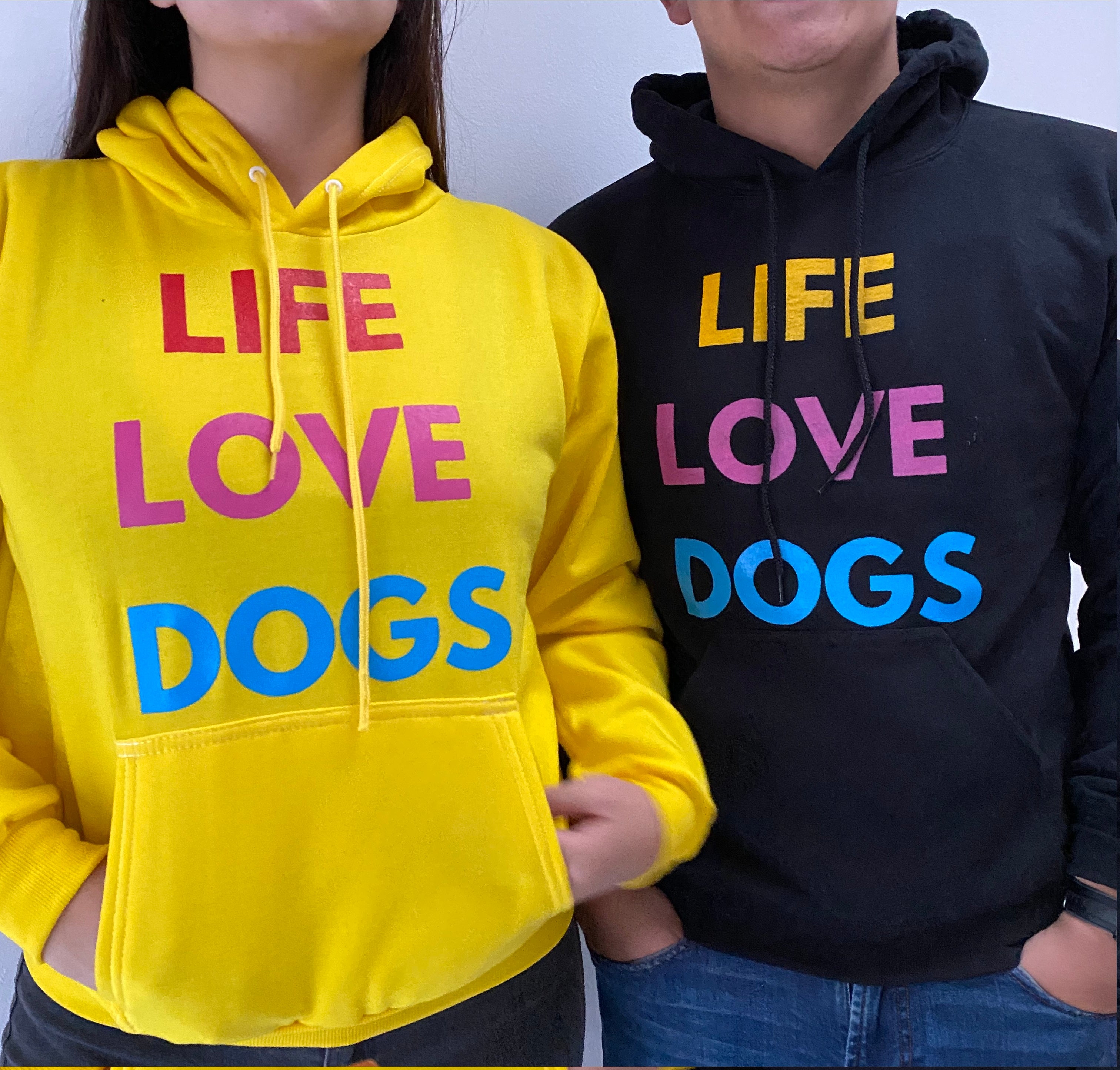 BUZO HODDIE LE ROI LIFE LOVE DOG