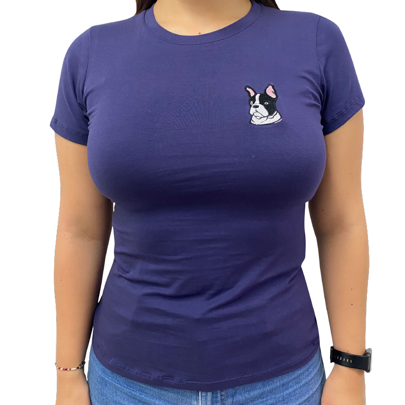 CAMISETA BULLDOG FRANCES MUJER LE ROI