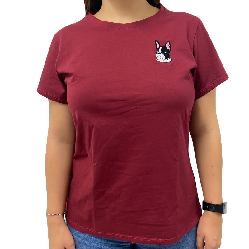 CAMISETA BULLDOG FRANCES MUJER LE ROI