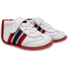 TENIS VELCRO ROJO BLANCO